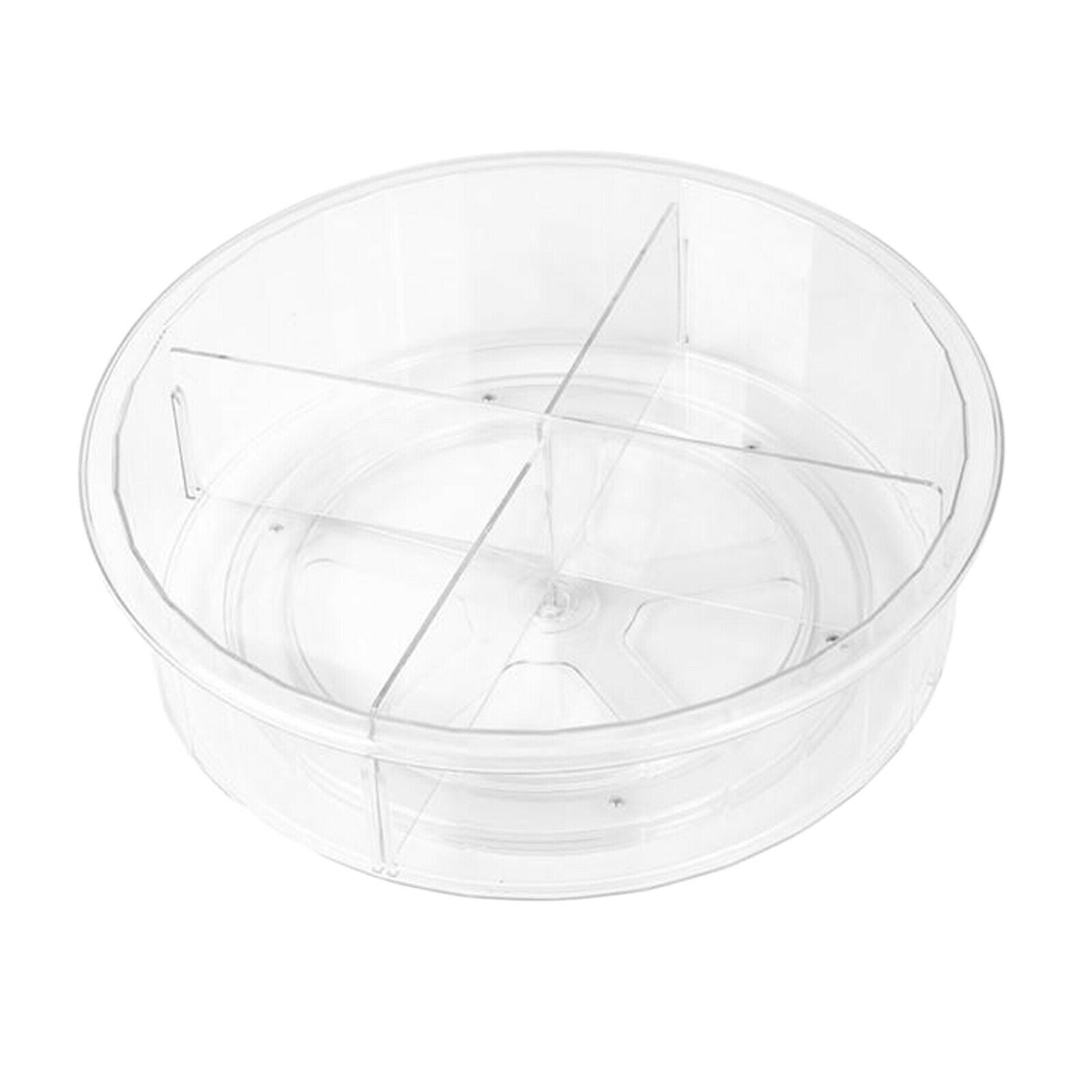 11" Round   Spice Turntable Organizer Storage Box Container for Kitchen