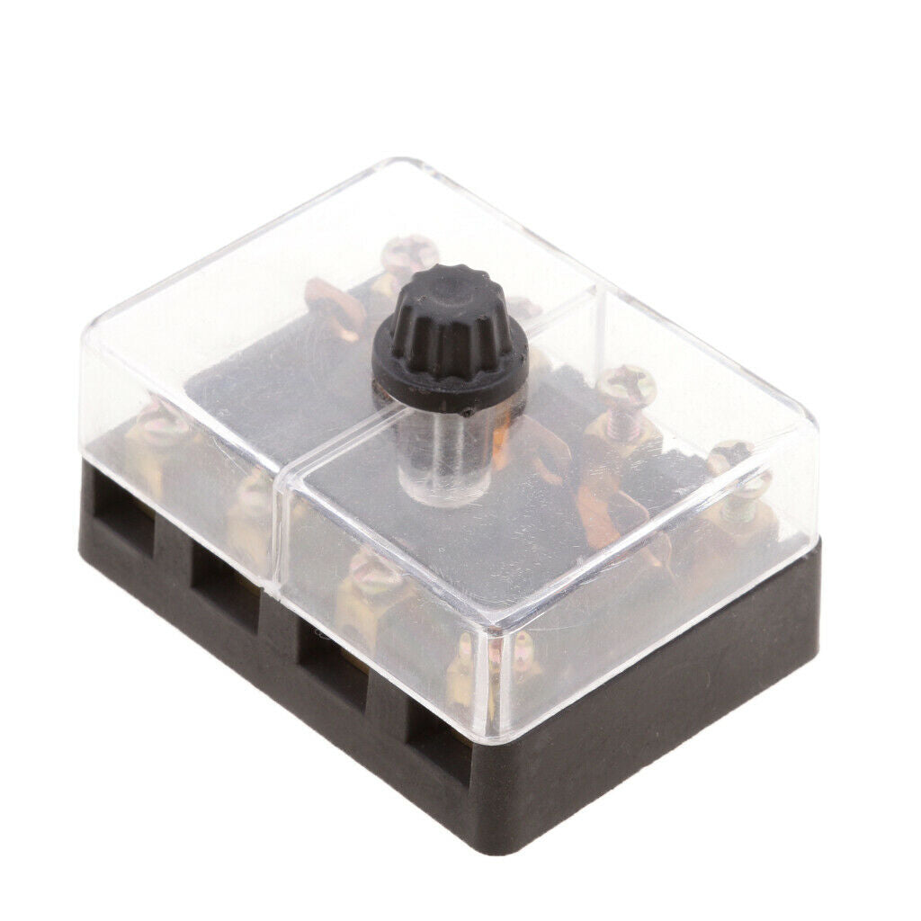 4 Way Universal Truck Circuit GBC Fuse Box Screw Block Holder