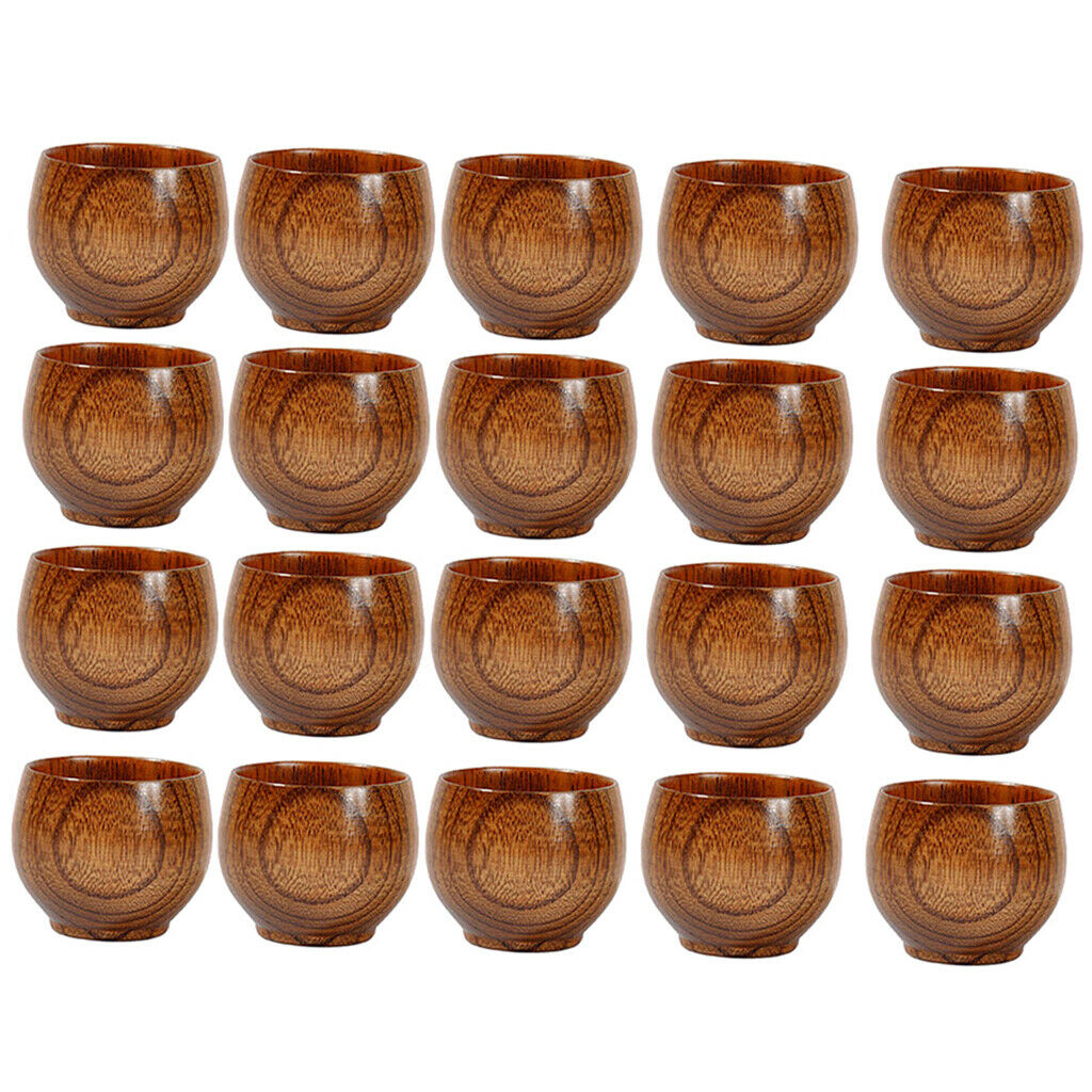 Wooden Beer Mugs Tea Coffee Milk Travel Mug Eco-Friendly Big Mug Tableware