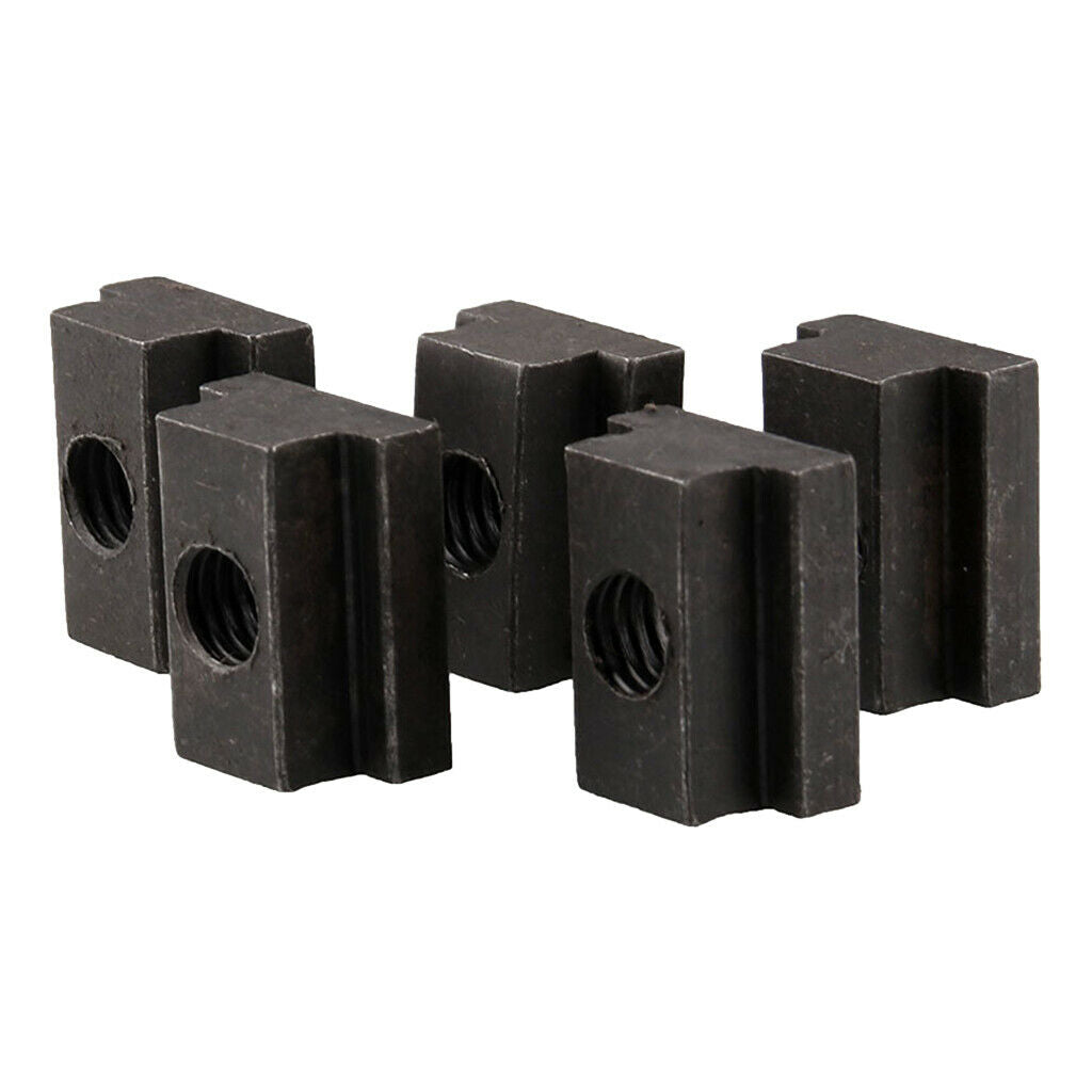 Set of 5 T-Slot Nut T-nut Oxide Finish 3/8"-16 Threads for  Tacoma Truck