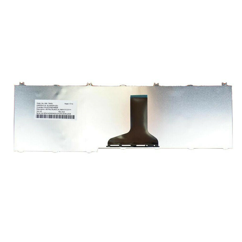 For   Satellite C650 C655D Laptop Standard UK English Keyboard Black