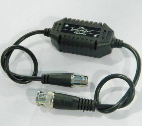 2pcs New CCTV Video Ground Loop Coaxial Isolator BNC Male to Female