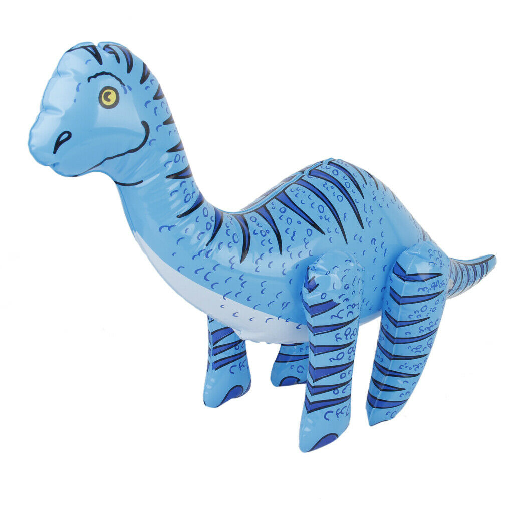 Inflatable Brachiosaurus + 6 Mixed Dinosaurs Ink Stamper Stamps Kid Party Favors