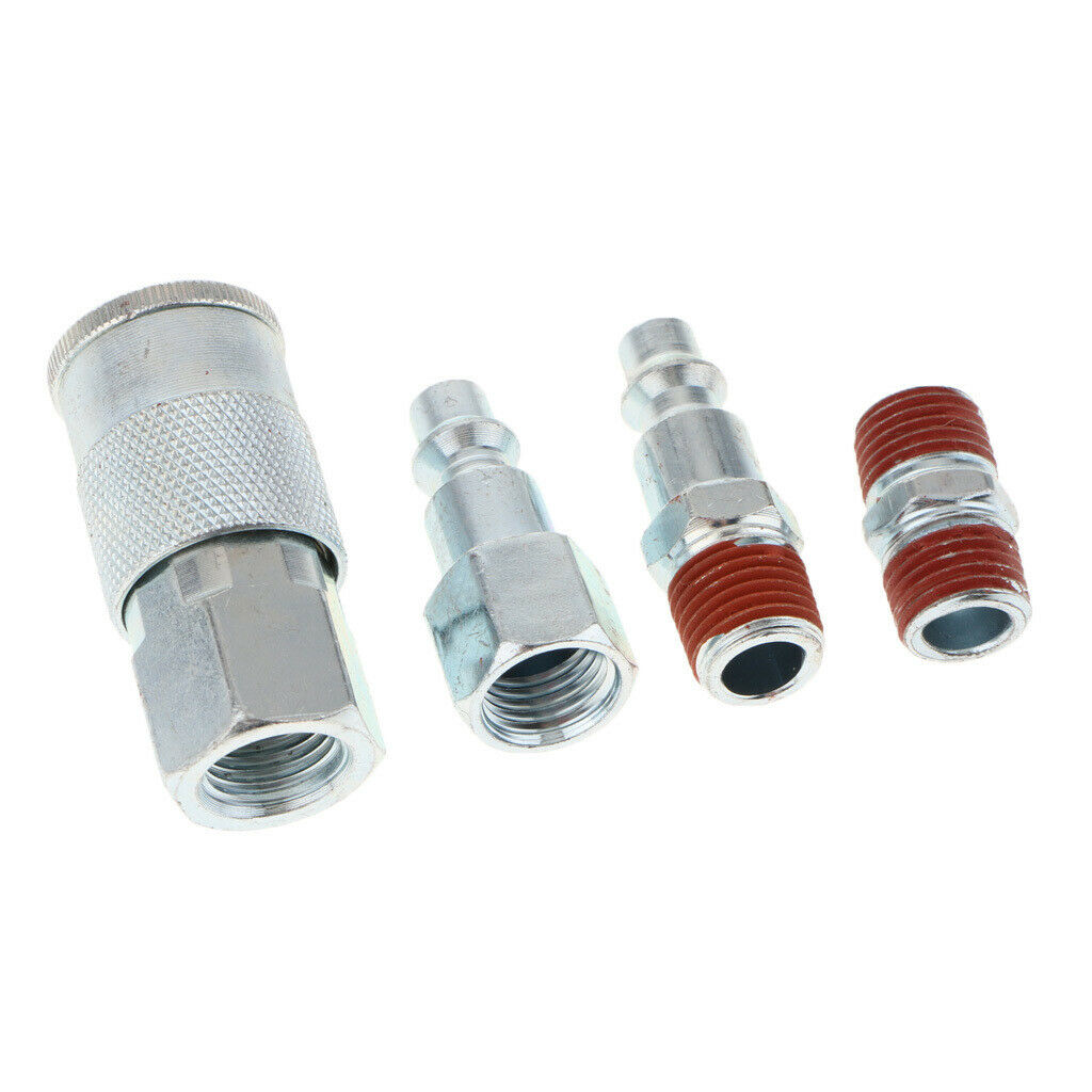 4-part 1/4 "NPT quick-change set for compressed air tools
