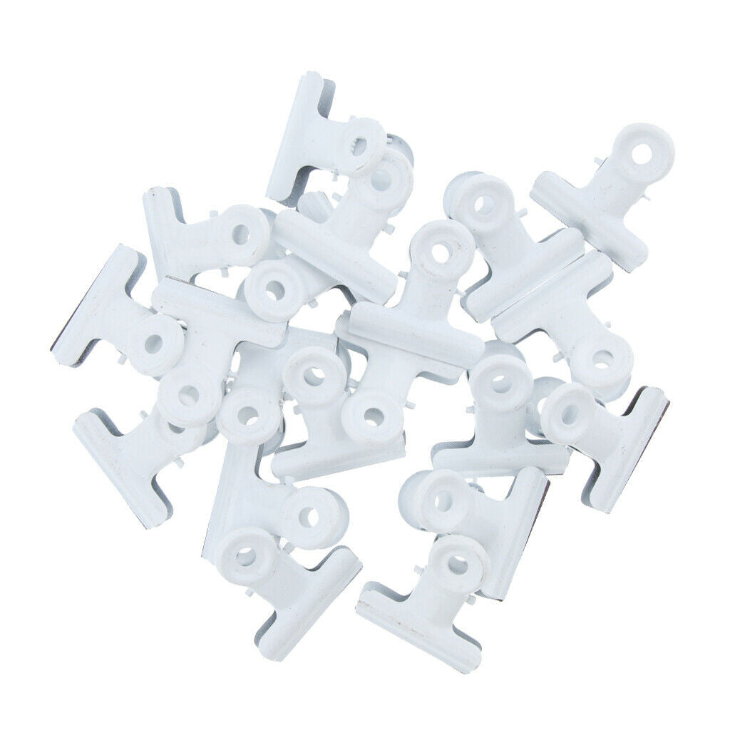 20 Pcs Metal Bulldog Clip Grip Clips for Paper Bag Money Photo Letter 31mm