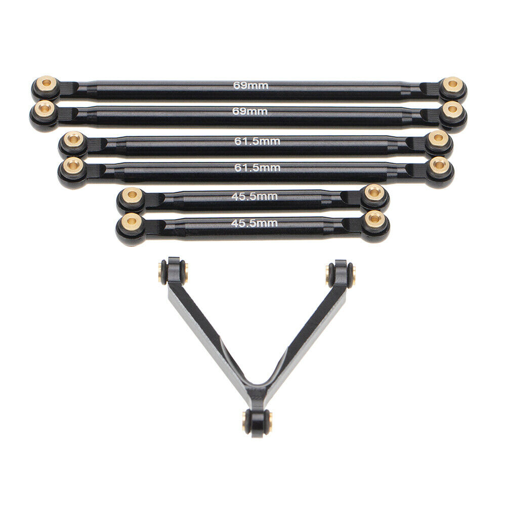 for Axial SCX24 90081 1/24 RC Cler Car Upgrade Parts Metal Link Rod Tie Rod SuT7