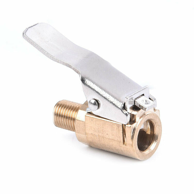 Car 8mm Tyre Wheel Tire Air Chuck Inflator Pump Valve Clip Clamp Connecto.l8