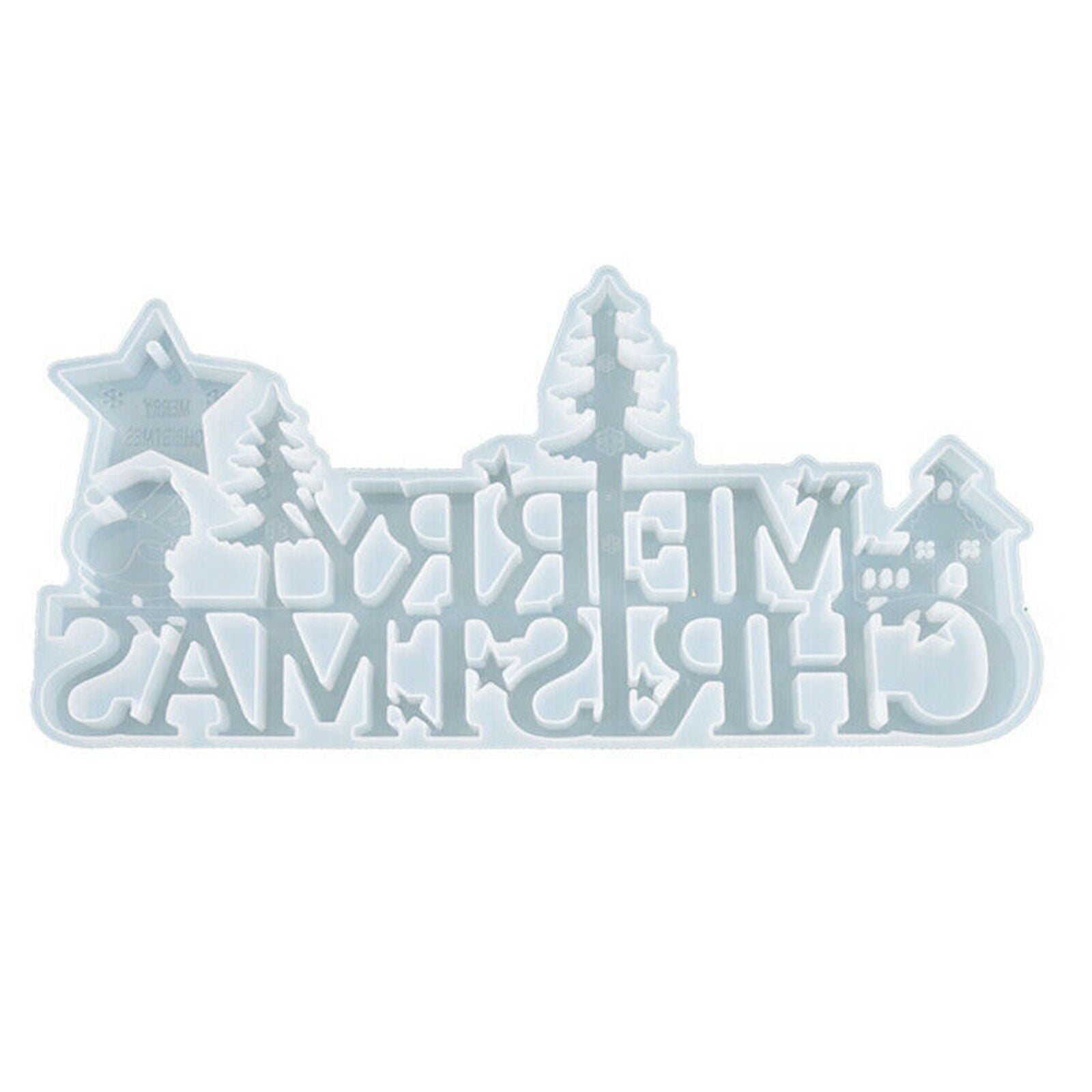 Merry Christmas silicone mold casting mold jewelry crystal epoxy moldresin mold