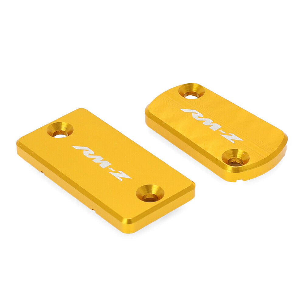 Front Rear Brake Reservoir Cover For SUZUKI RMZ250 RMZ450 RMZ 250/450 2005-2020