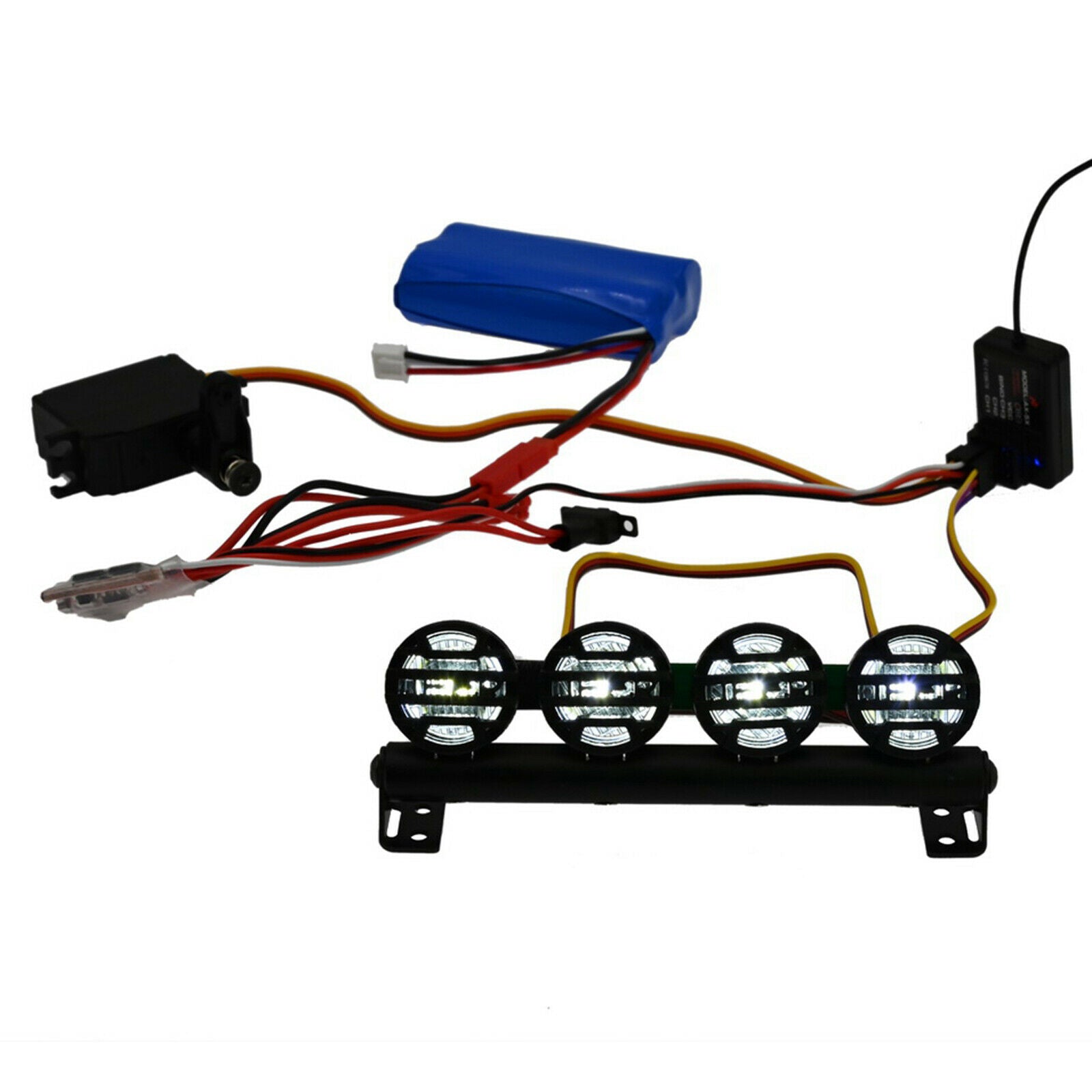 Light Bar Roof Light Lamps for 1/12 RC Crawler Car MN90K WPL B14 B-16 Parts
