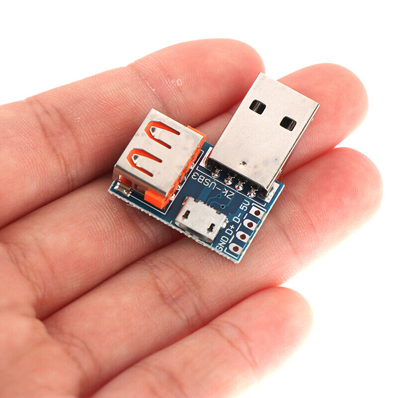 USB Converter USB Male to Female to Micro USB to 4P Adapter 2.54mm Connecto.DD