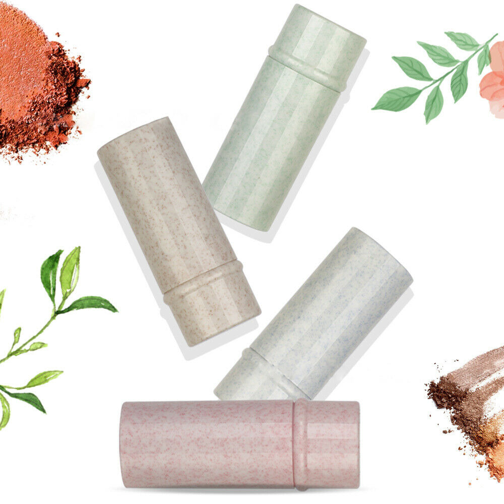 Marble Texture Stretch Powder Concealer Blush Blending Brush Pink+Blue