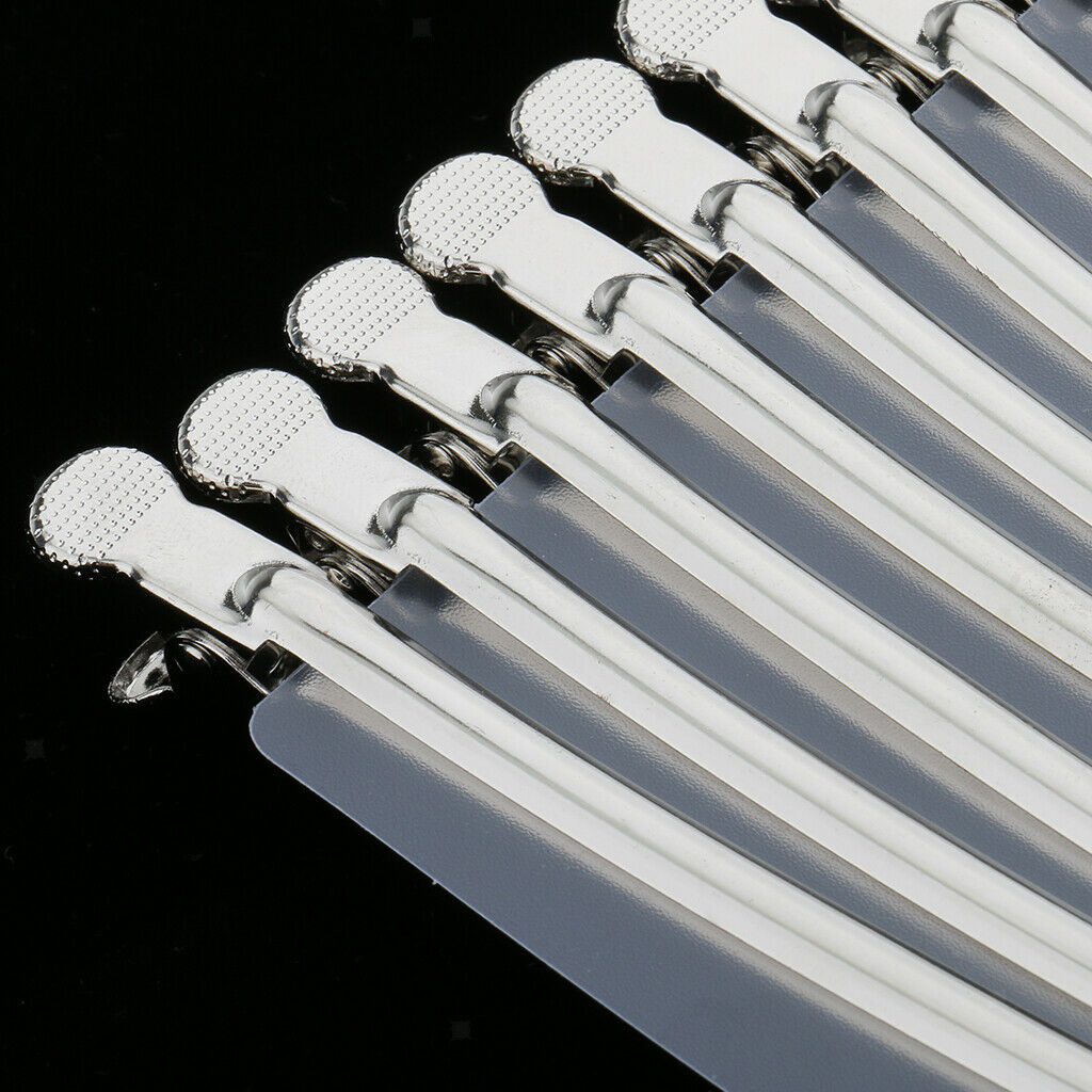 24 Pieces Hairdressing Sectioning Clamp Salon Hair Styling Clip Grip 2 Sizes