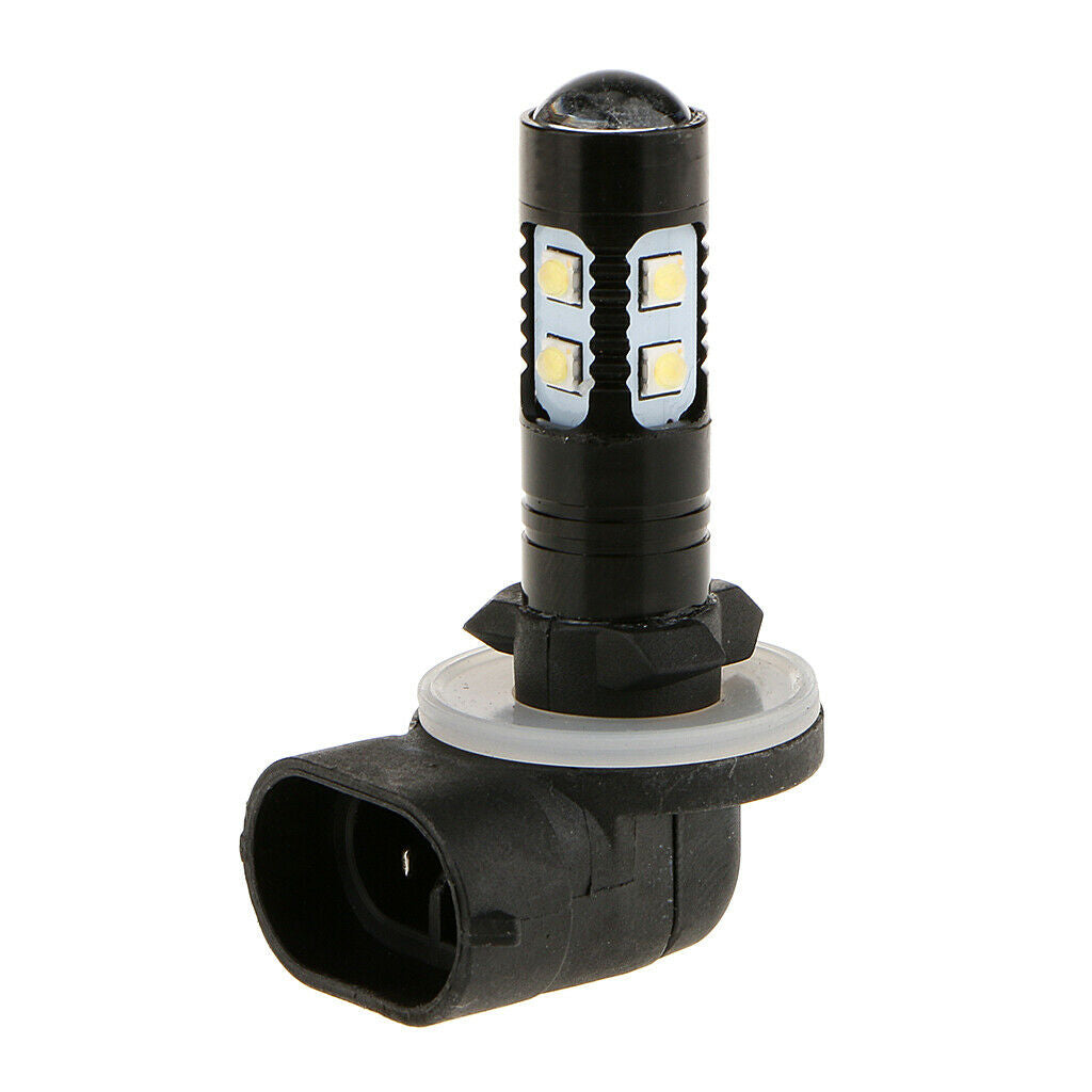 Auto Car LED Fog Light Bulbs 50W 881 6000K High Power Running Light (White)