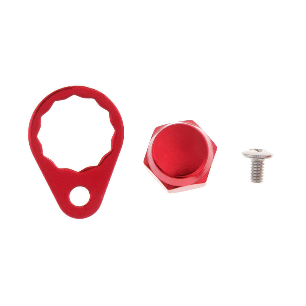 3pcs Durable Fishing Reel Left Handle Screw Nuts Repair Parts Reel Care