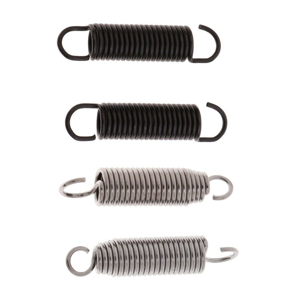 2Pcs Black Bass Drum Pedal Springs Drum Replacement Parts 55mm for Drummer