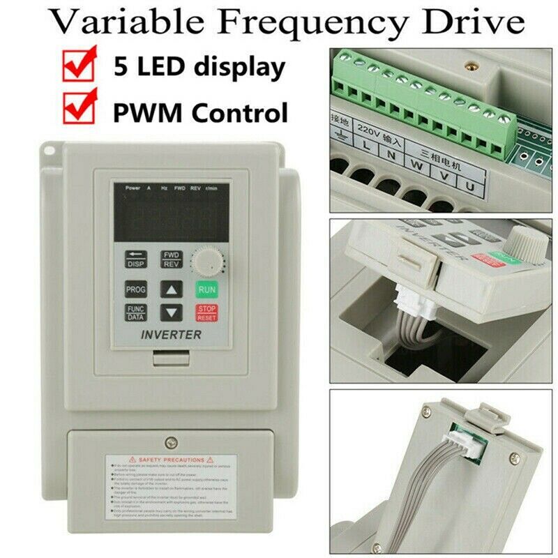 2.2KW 3HP 220V Variable Frequency Drive Inverter CNC VFD VSD Single To 3 PhaseZ3