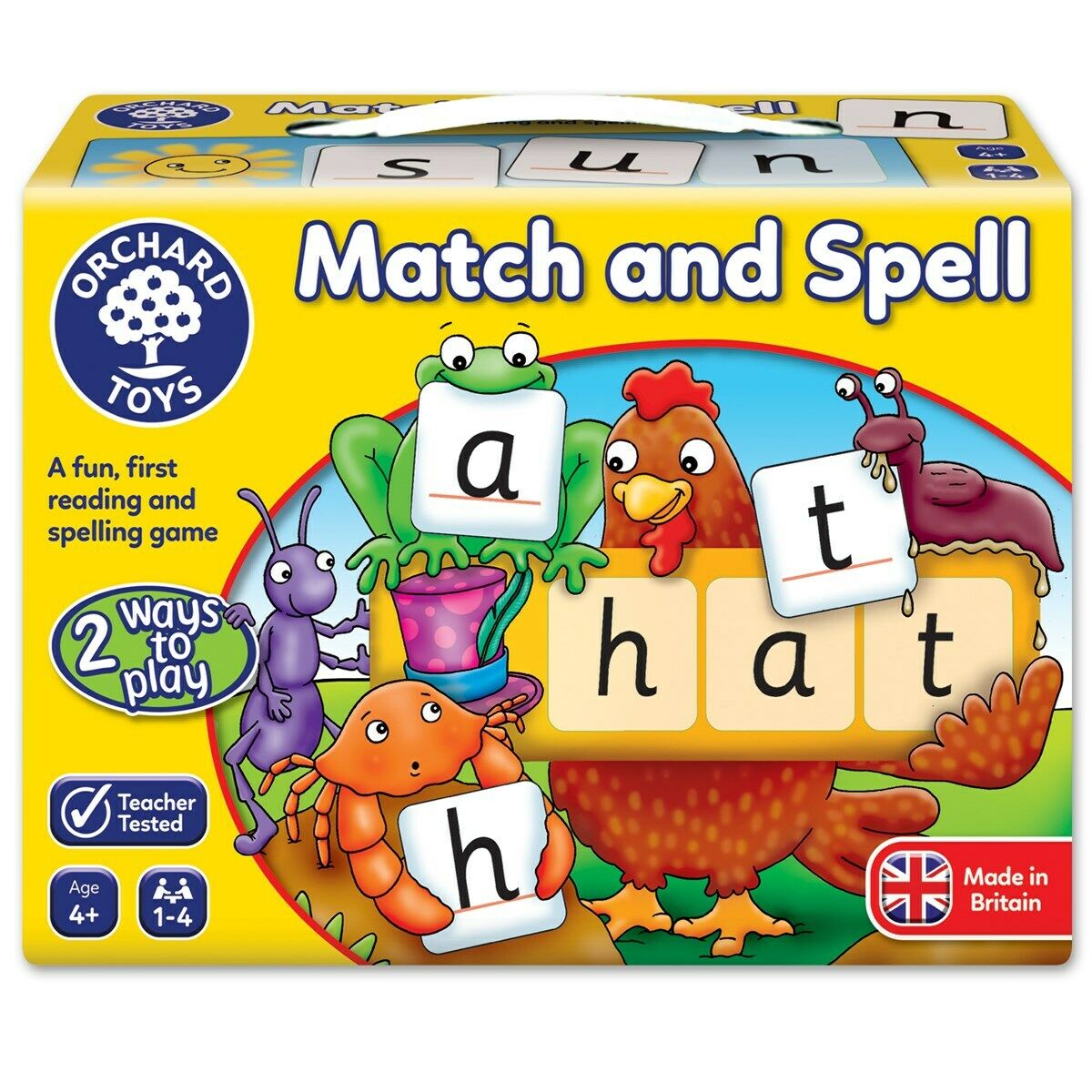 Orchard Toys 004 Match & Spell Word Language Phonics Game Children Age 5 Years+