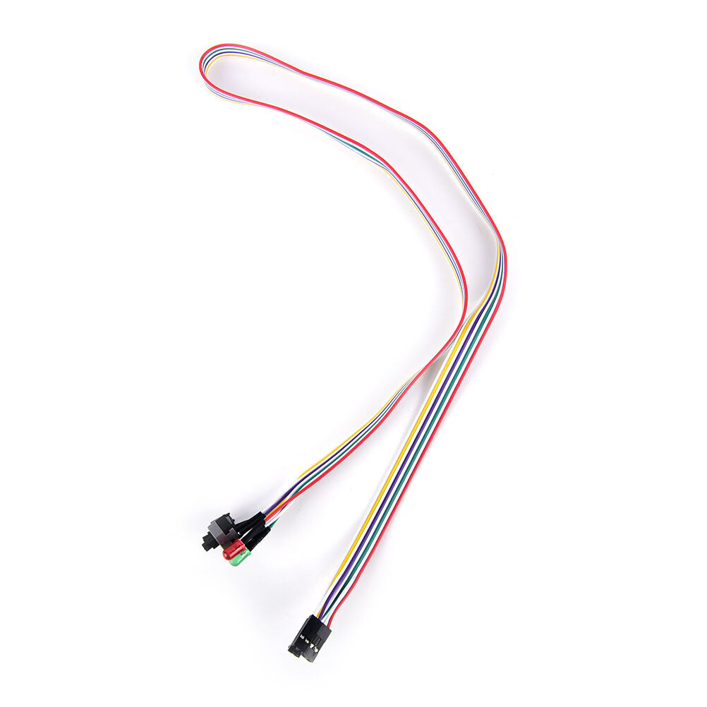 PC case red green LED lamp ATX power supply reset HDD switch lea.l8