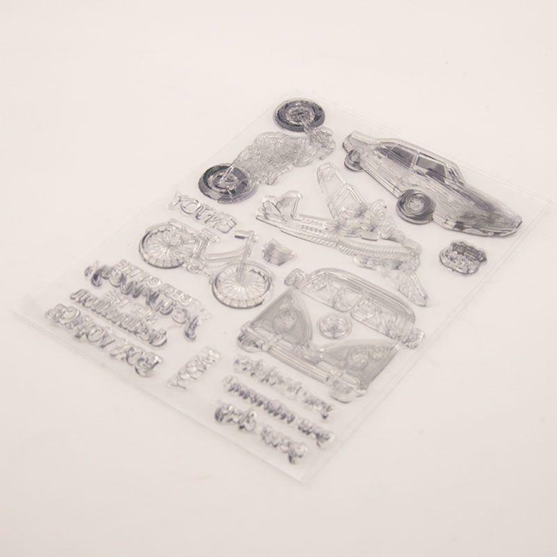 Transportation Silicone Clear Seal Stamp DIY Scrapbooking Embossing Photo Album