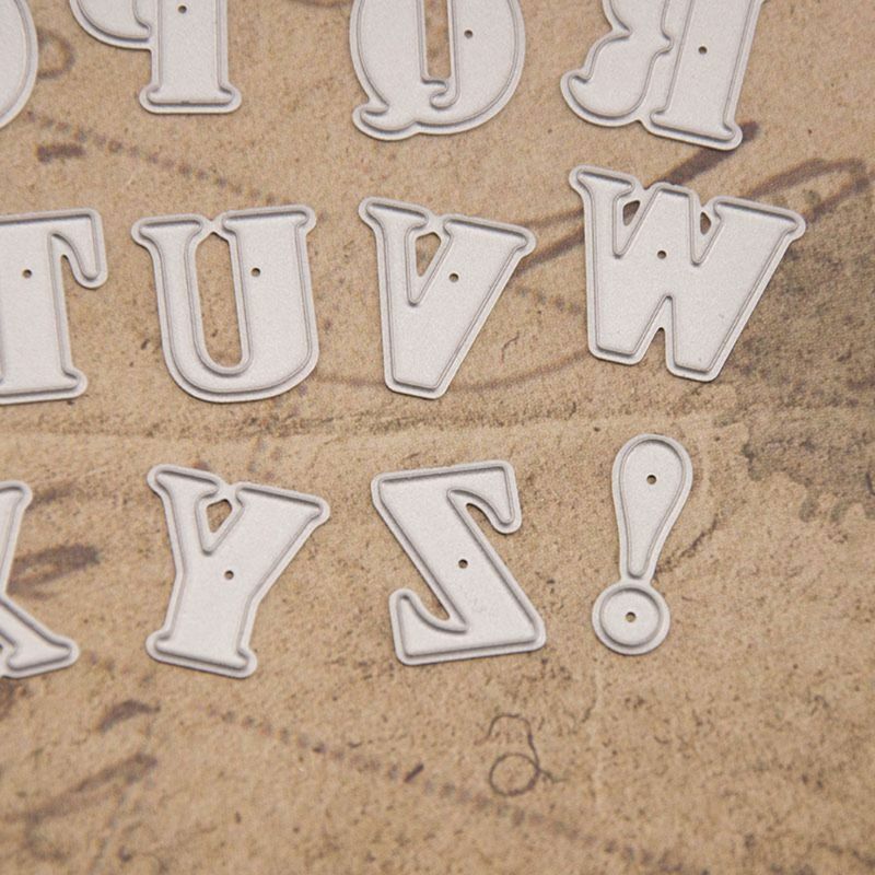 Alphabet Cutting Dies Stencil DIY Scrapbooking Paper Card Embossing Craft