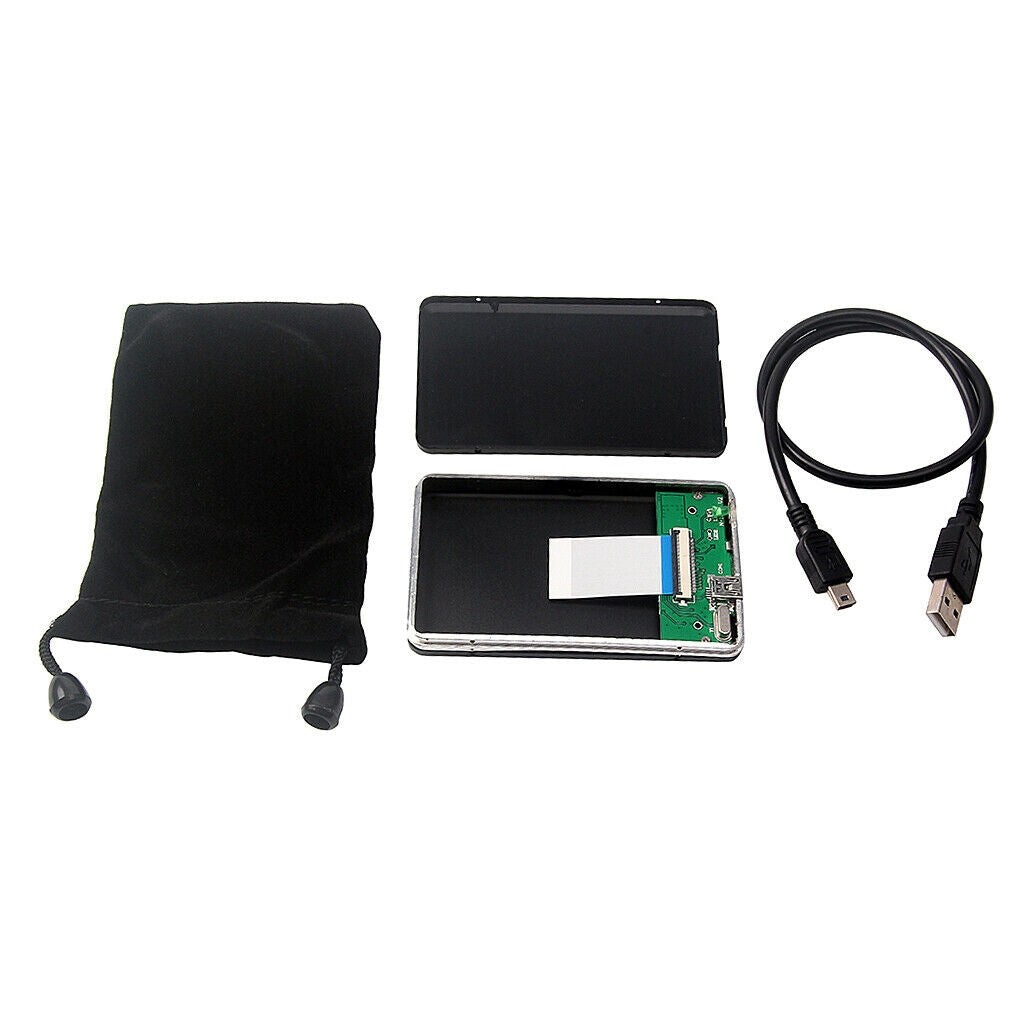 USB 2.0 to 1.8 "CE / ZIF hard disk Hard disk Hard disk aluminum housing