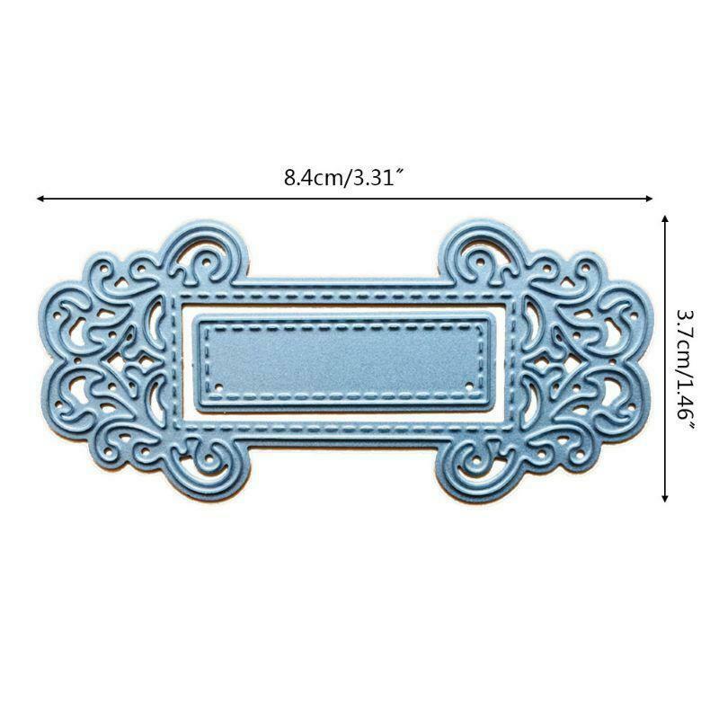 Flower Frame Metal Cutting Dies Stencil Scrapbooking DIY Album Stamp Paper Card