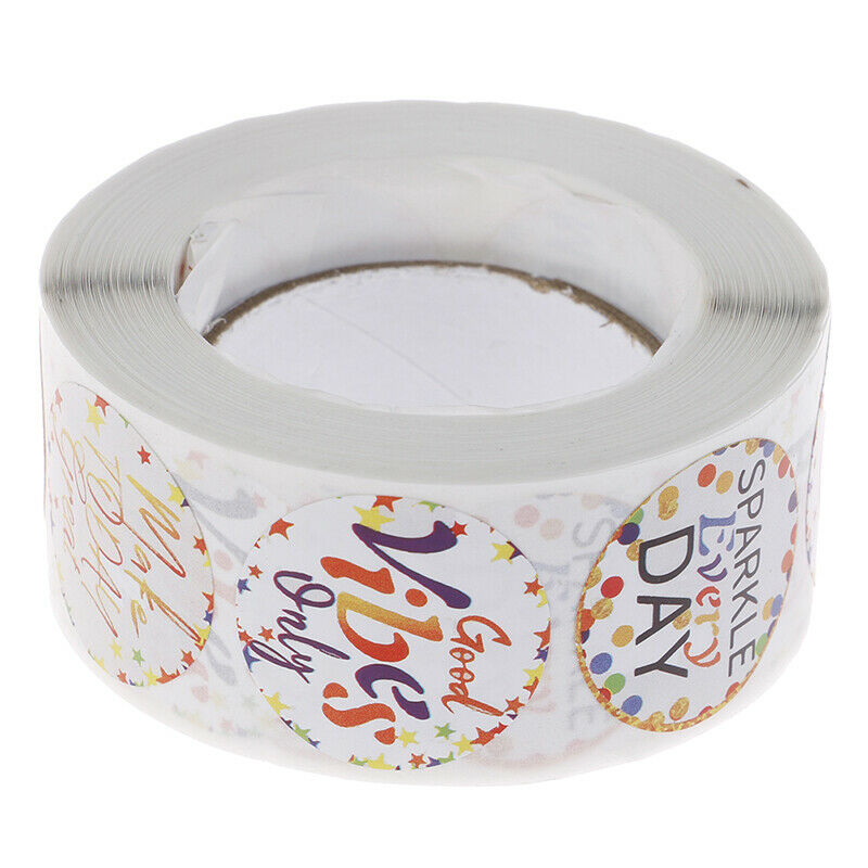 500 Pcs Reward Stickers Roll Cute Motivational Sayings Removable Stickers.l8
