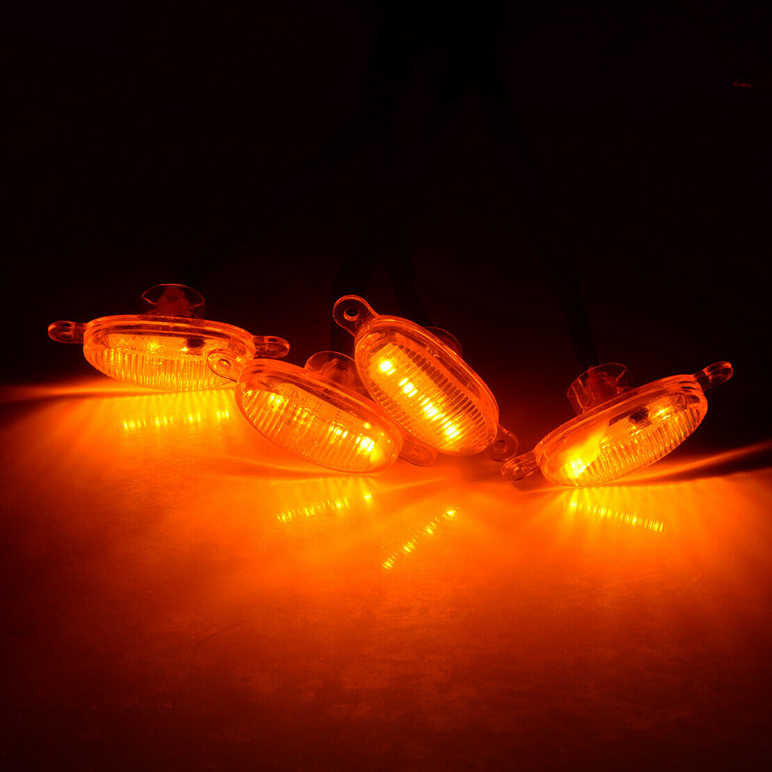 Front Grille Amber LED Lights 4pcs/Kit Fit For Chevrolet Colorado 2021 up