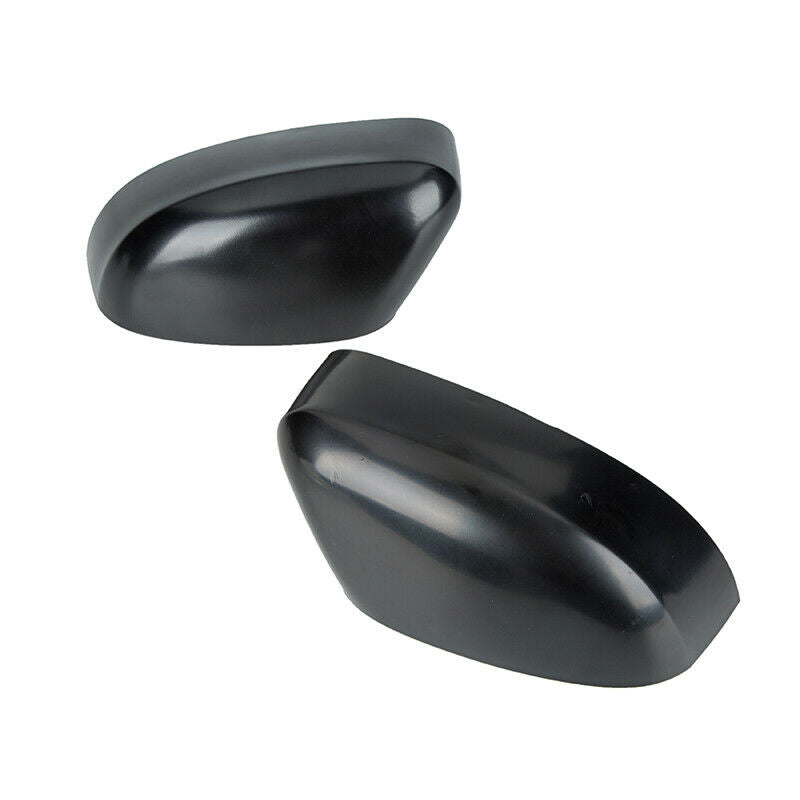 2Pcs Rear View Mirror Covers Matte Black Fit Ford focus Turnier 2010-2016