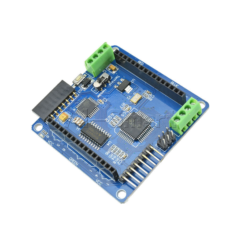 DIY Full color Rainbow Colorduino V2.0 Matrix RGB LED Driver shield For Arduino