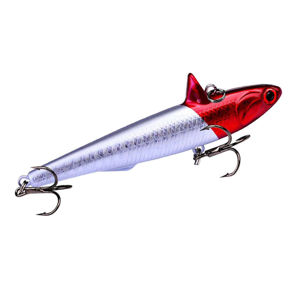 Minnow Fishing Lures Treble Hook Swimbait Fishing Bait Crankbaits Color E