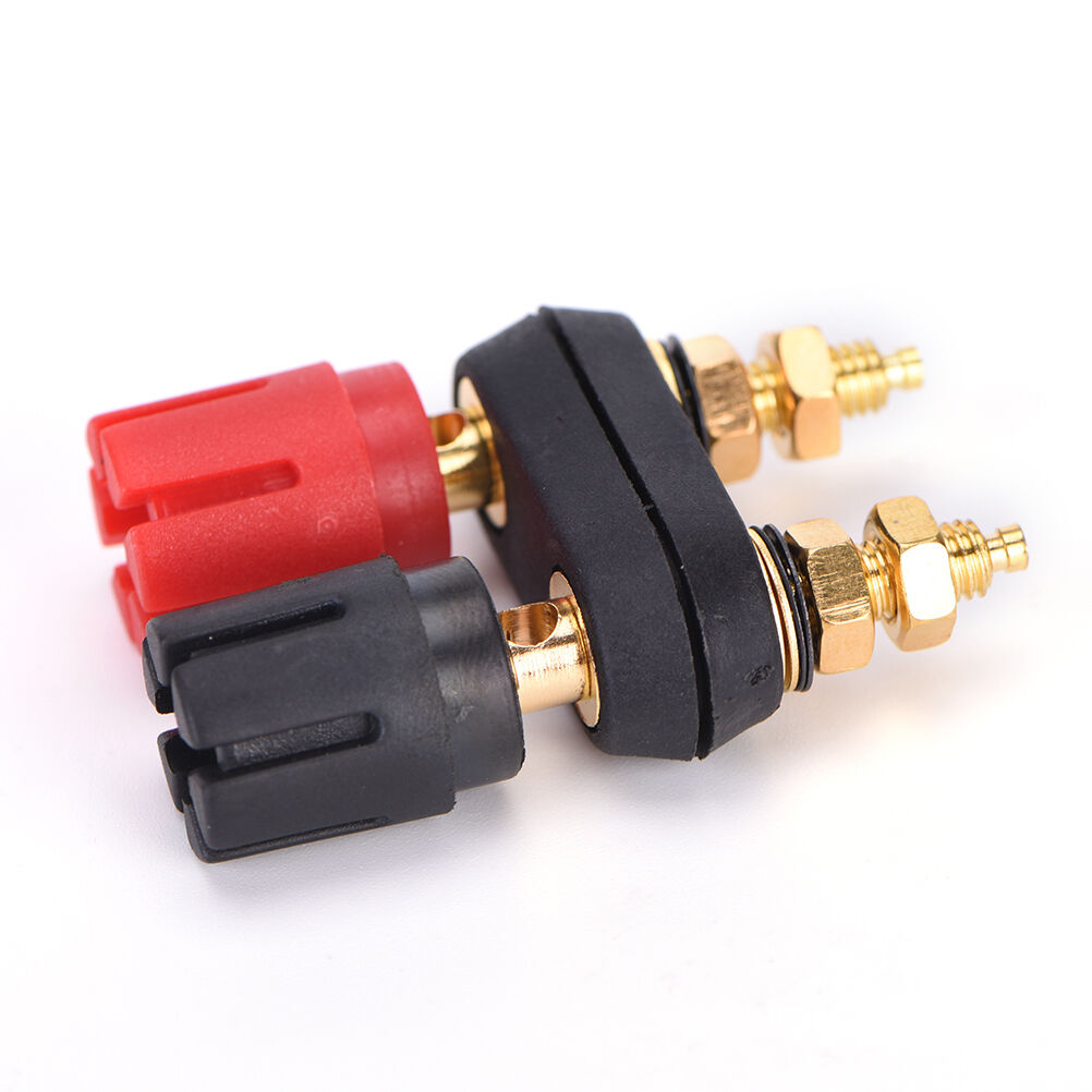 Dual Female Banana Plug Terminal Binding Post for Speaker Amplifier 4MMAT.l8