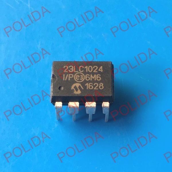1PCS SRAM SERIAL IC MICROCHIP DIP-8 23LC1024-I/P 23LC1024