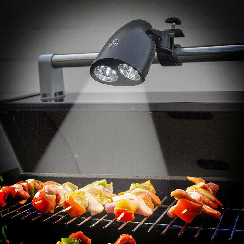 Barbecue Grill Light with 10 LED Lights Weather Resistant for Outdoor Grilli SJ
