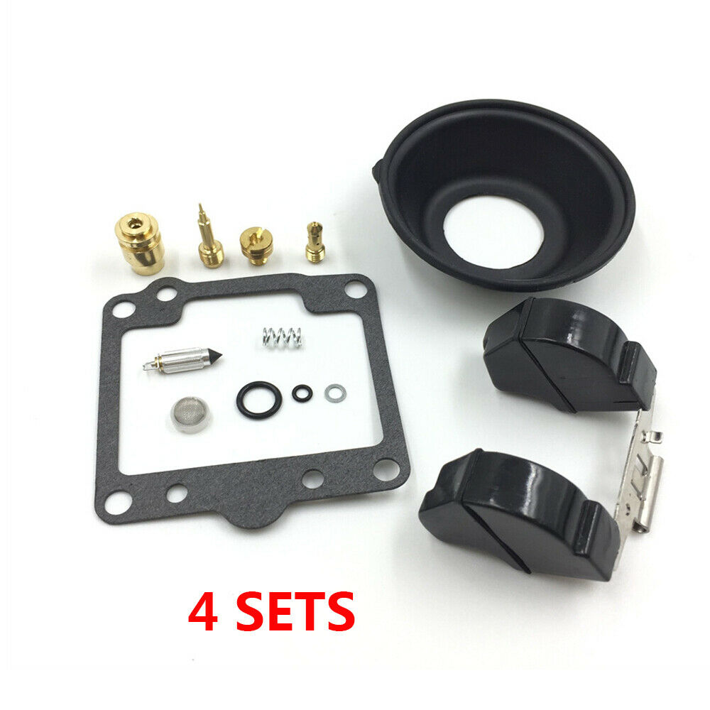 4 Sets Carburetor Carb Rebuild Kit & Float For XS1100L XS1100S XS1100 1980 1981