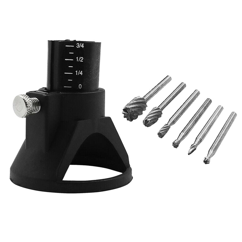Woodworking Rotary Multi Tool Cutting Guide Attachment Router Drill Bit High