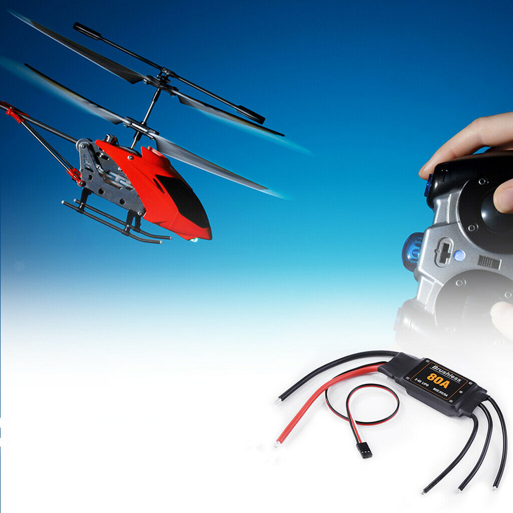 80A Brushless ESC for RC Drone Aircraft Airplane Quad Toys Accessories