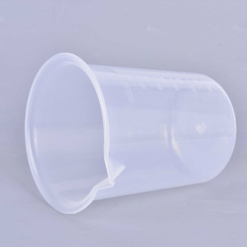 600mL Plastic Measuring Cup For Laboratory Beaker Graduated Cup Kitchen B.l8