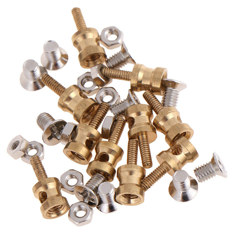 10Pcs Brass Linkage Stopper for 2.1mm Pushrod Connector for RC plane Mode.l8