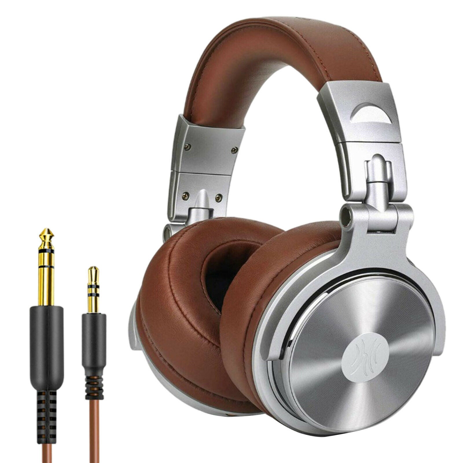 Pro-30 Over Ear Headphones Studio Monitoring Mixing DJ Stereo Headsets Brown