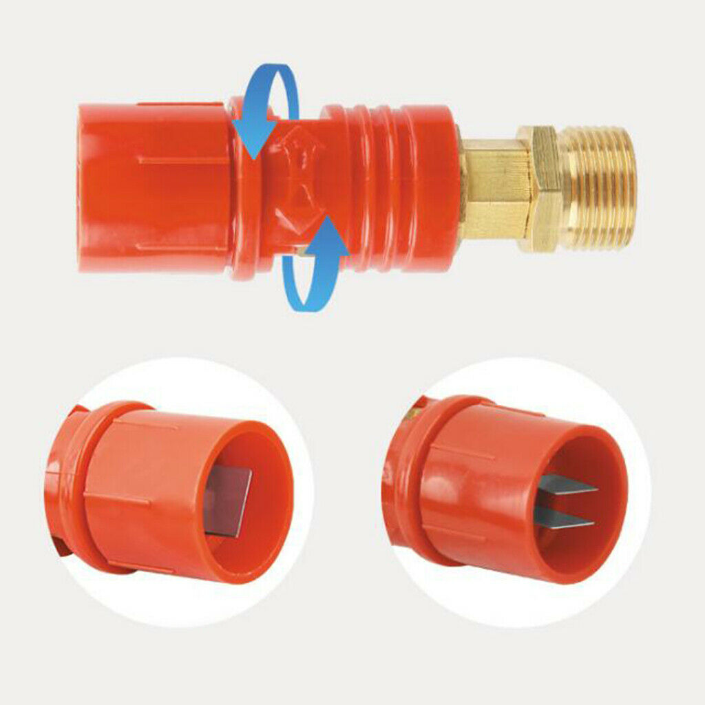 1/4'' 4500PSI High Pressure Fan/Stream Washer Nozzle for Car Wash Patio