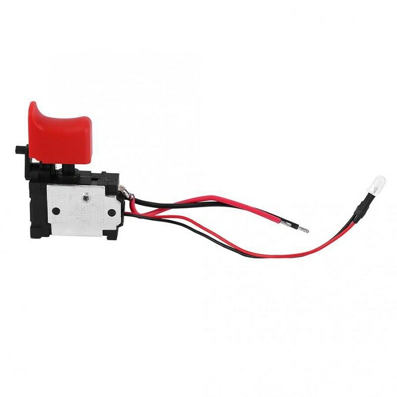 Black Adjustable CW/CCW Electric Drill Trigger Switch 7.2V-24V DC Switch X7W6