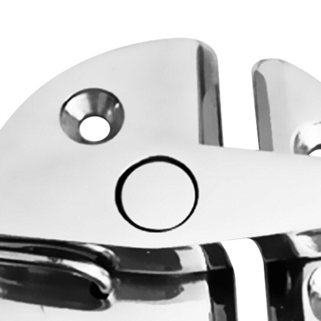 4pcs Stainless Steel Twist Lock Round Marine Boat Door Catch Latch 2.17
