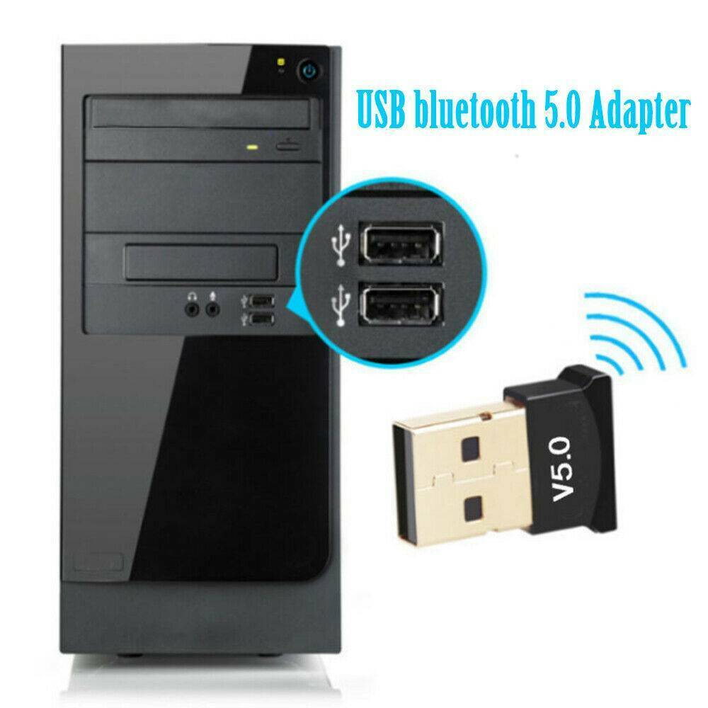 Wireless USB Bluetooth 5.0 Adapter Dongle Receiver Transmitter For PC Laptop