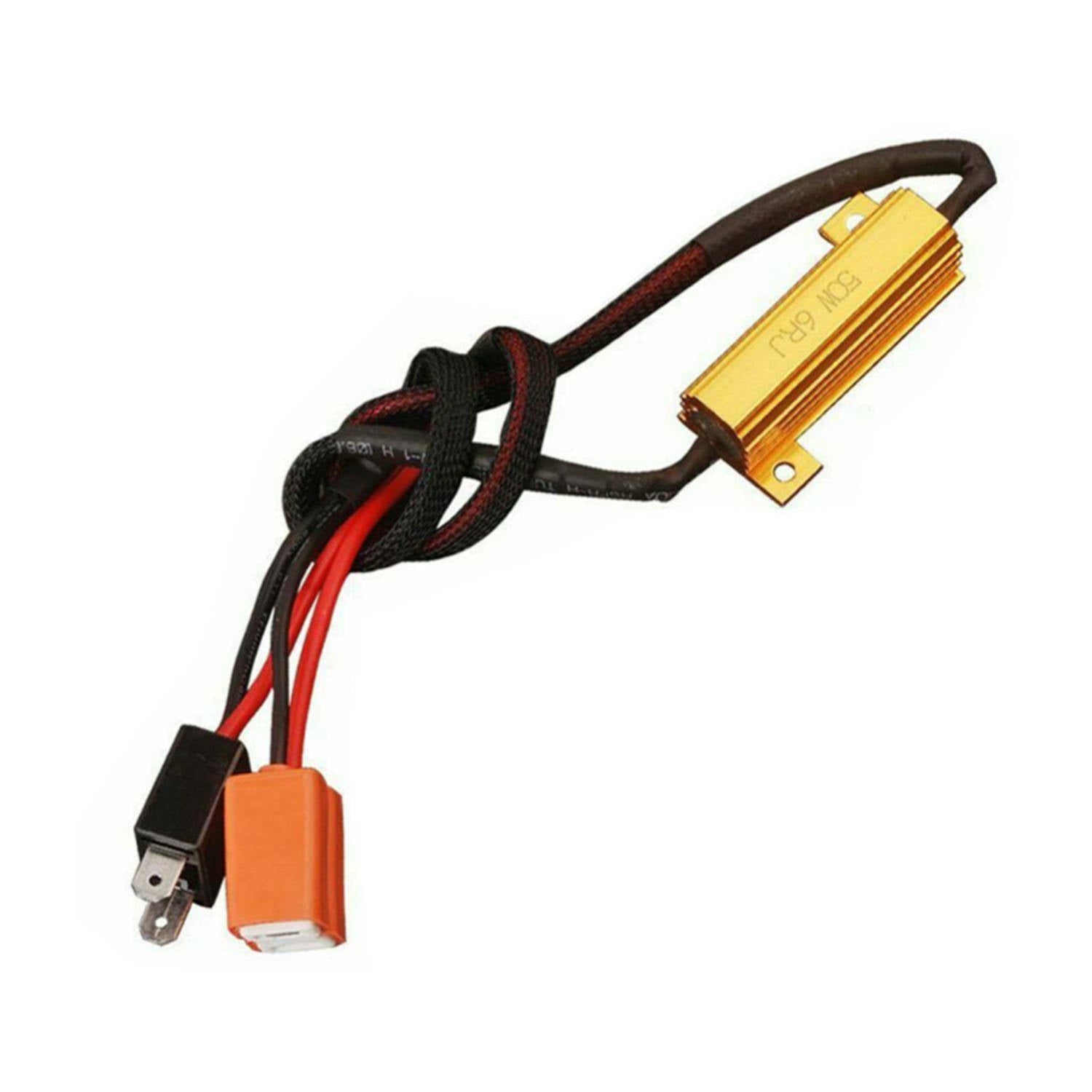 2PCS H7 LED Anti Flicker Adapter Error Canceler Canbus Headlight Lamps Decoder