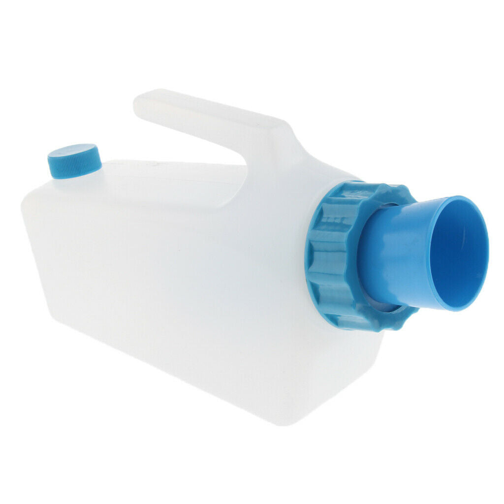 1000ml Male Kids Bed Pee Urinal Bottle w/Screw Top for Car Travel Leak Proof