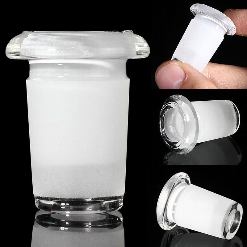 14mm Female to 18mm Male Clear Glass Expander Reducer Adapter Connector Tool