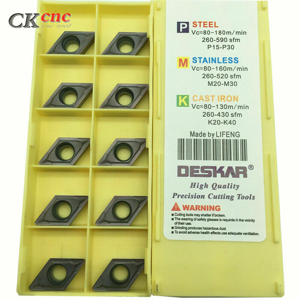 DCMT11T308-HMP LF6018 DCMT32.52 Indexable CNC carbide insert for MTJNR holder