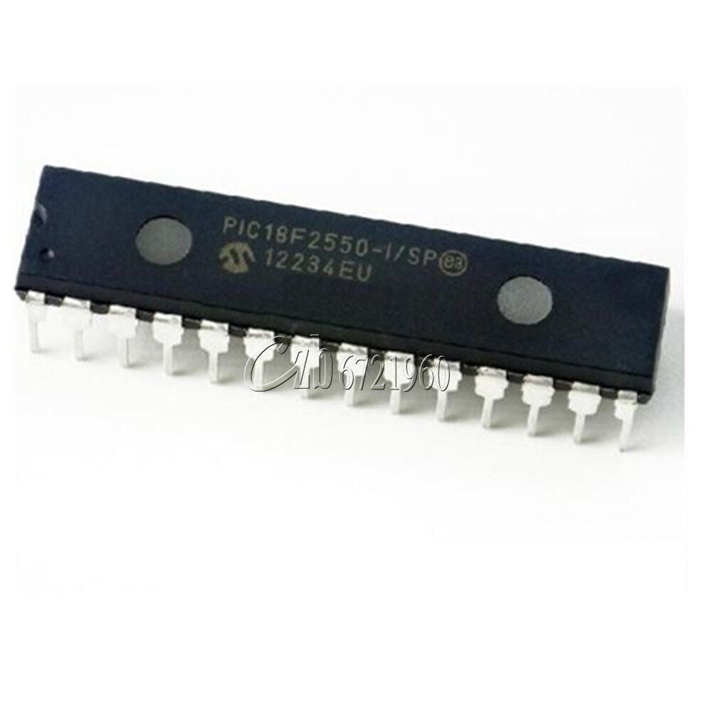 5PCS PIC18F2550-I/SP MICROCHIP PIC18F2550 DIP-28 CHIP IC